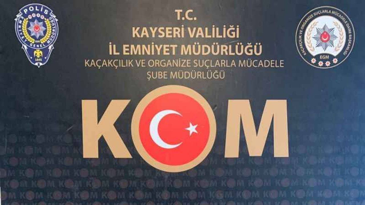 Kayseri'de narkotik operasyonu