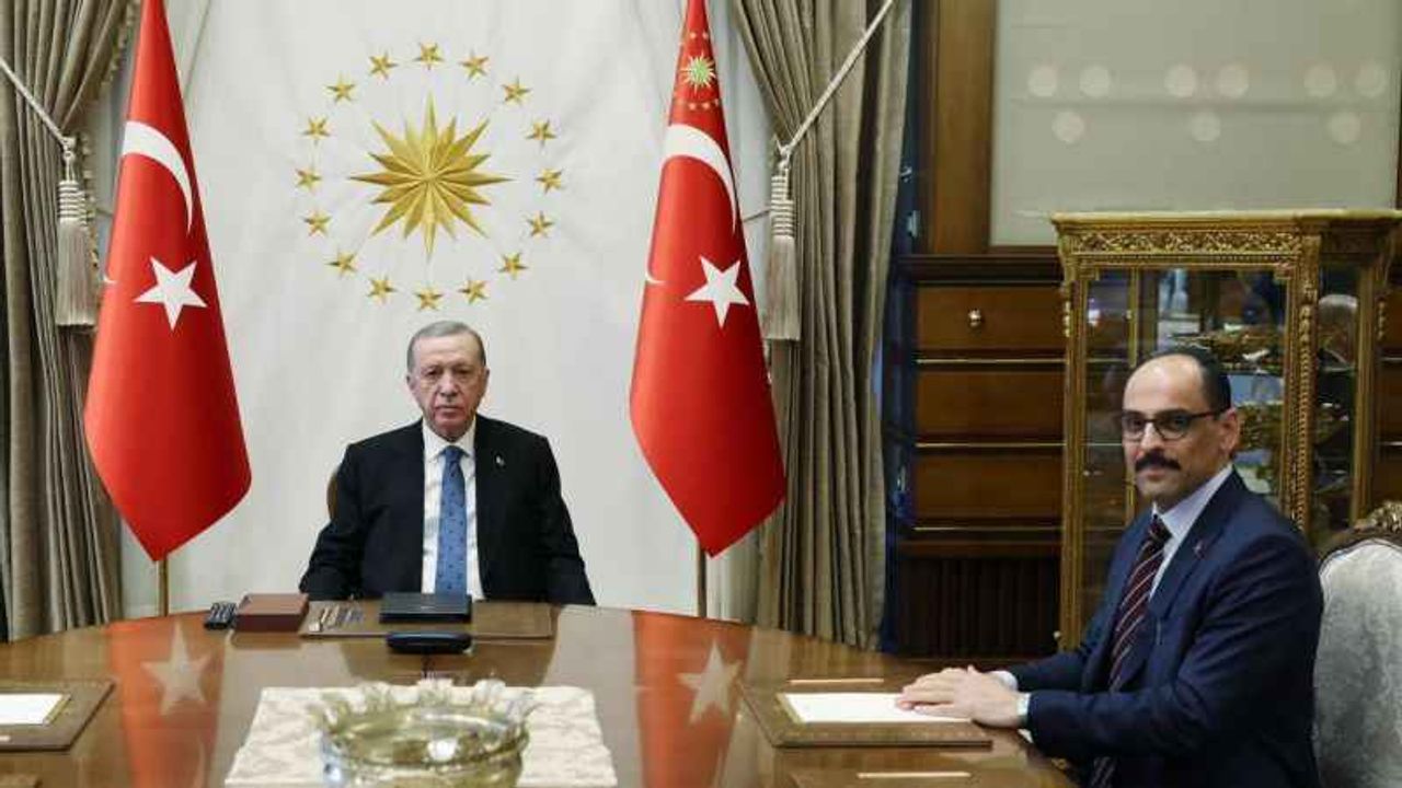 Cumhurbaşkanı Erdoğan, İbrahim Kalın'ı kabul etti