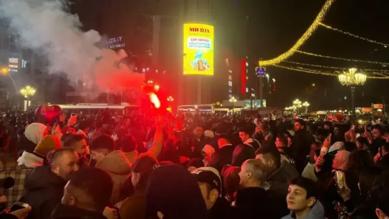 Başkentte yeni yıl coşkuyla kutlandı