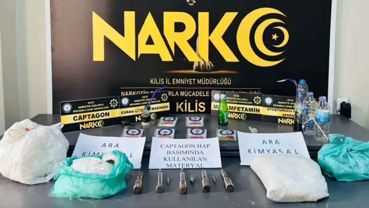 Kilis’te uyuşturucu operasyonu