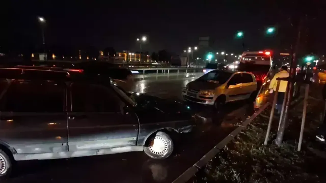 Bursa'da otomobil kazası