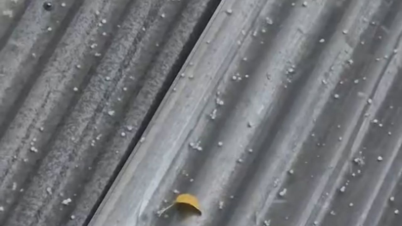 Ankara'da 2 ilçede dolu yağışı etkili oldu