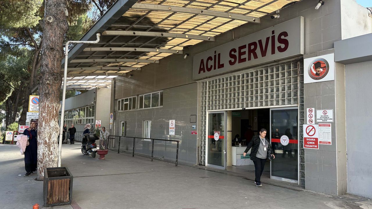 Aydın'da hastane personeli acil servise başvurdu