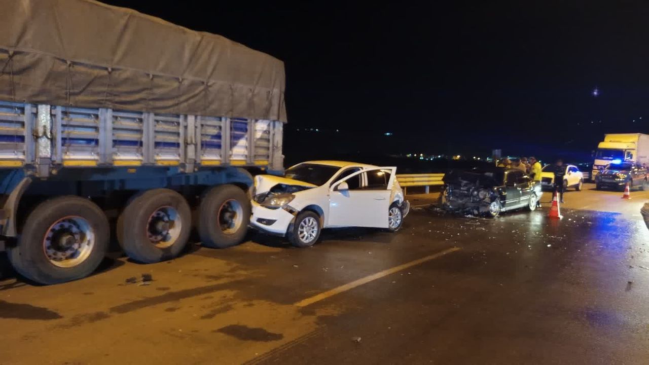 Hatay'da' Zincirleme Kaza