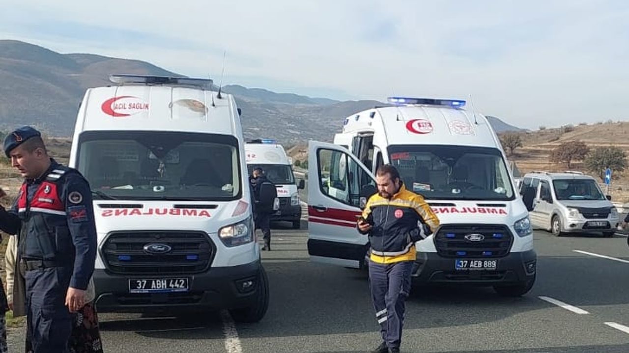 Kastamonu'da korkutan traktör kazası