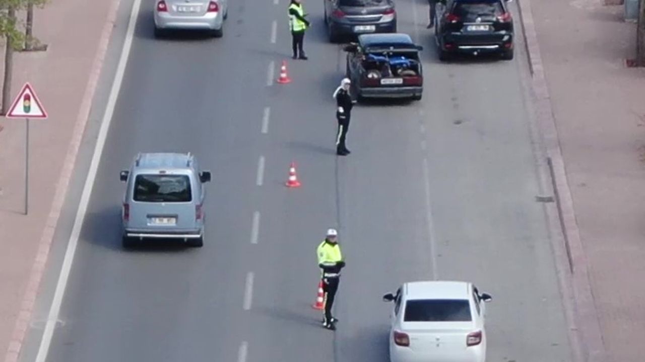 Konya'da sürücüye 19 bin TL ceza