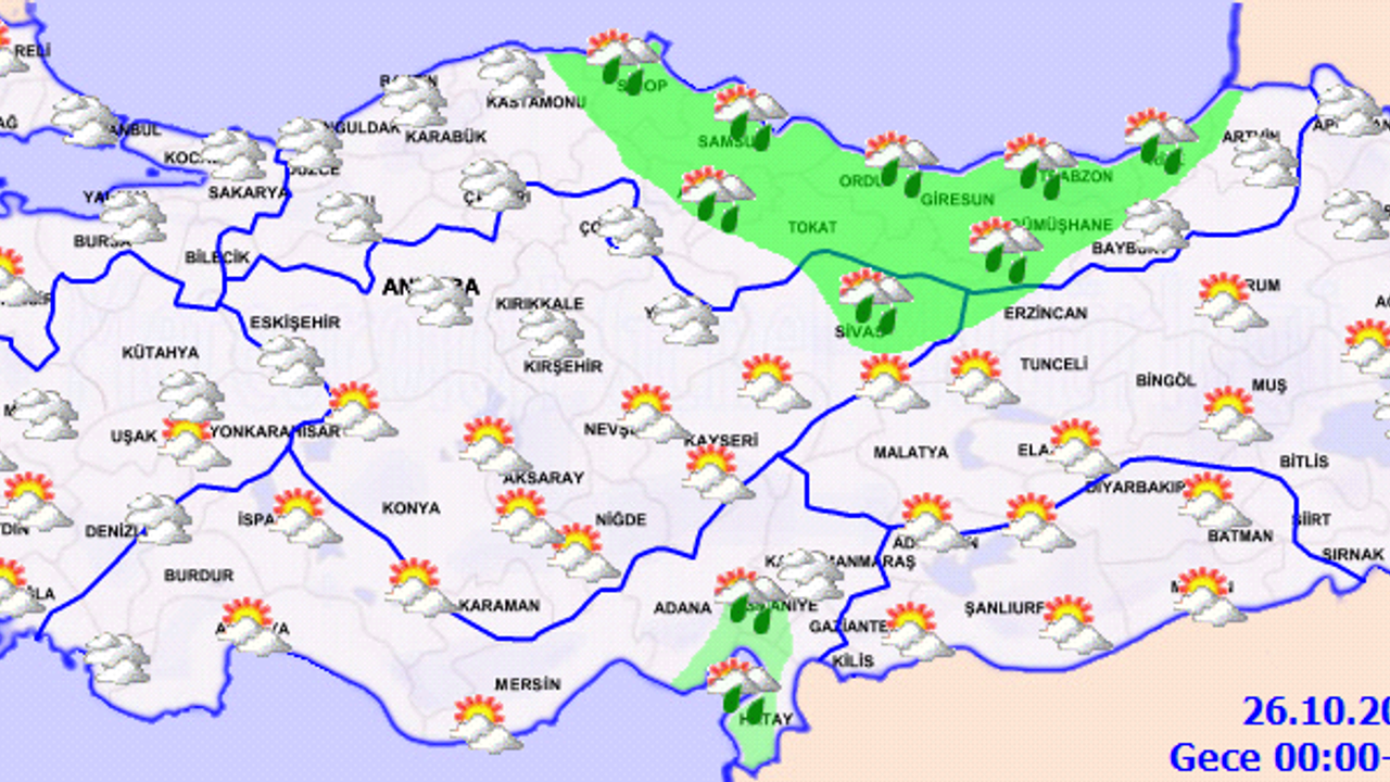 Meteoroloji Marmara'nın kuzeydoğusu ve Batı Karadeniz'i uyardı
