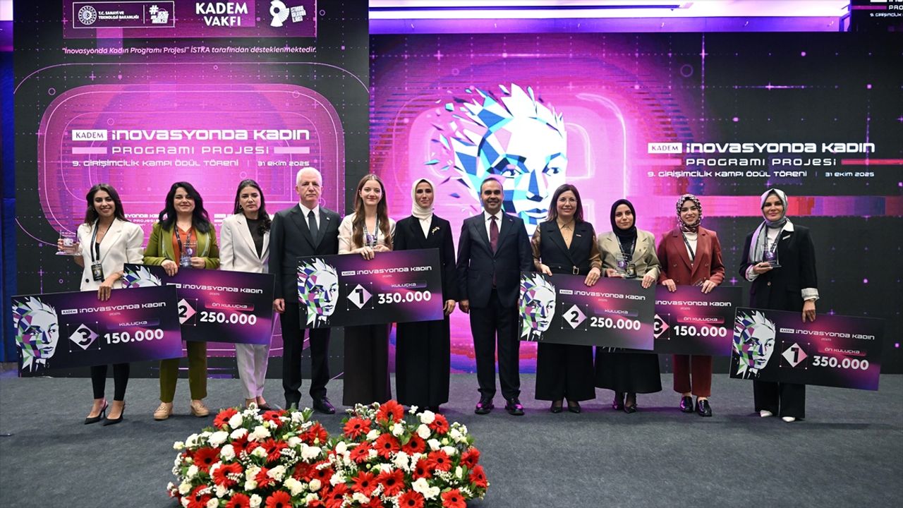 KADEM İnovasyonda Kadın Programı 9. Girişimcilik Kampı Ödül Töreni