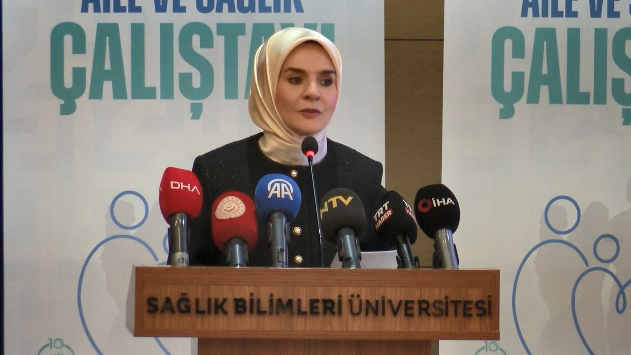 Bakan Göktaş Aile ve Sağlık Çalıştayı'nda konuştu