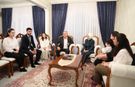 Bakan Göktaş, Azerbaycan'da bir aileye konuk oldu