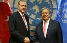 Cumhurbaşkanı Erdoğan ve Antonio Guterres telefonda görüştü