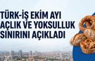 TÜRK-İŞ ekim ayı açlık ve yoksulluk sınırını açıkladı