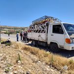 Besni'de kamyonet ve motosiklet çarpıştı