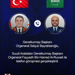 Orgeneral Bayraktaroğlu, Suudi Arabistanlı mevkidaşıyla görüştü