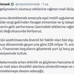 Bakan Şimşek'ten dezenflasyon süreci açıklaması