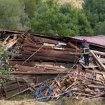 Kastamonu’da 2 katlı köy evi çöktü; 5 yaralı