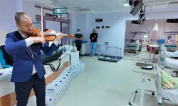 Diyaliz hastaları için keman dinletisi