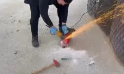 Yangın tüpünde metamfetamin tespit edildi