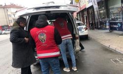 Kayseri'de polisten "dar alan" uygulaması 