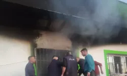 Mardin'de, evde yangın