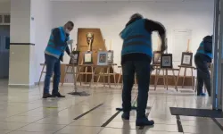 Yükümlüler okulları temizledi