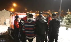 Ali Dağı'nın zirvesinde mahsur kaldılar