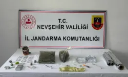 Nevşehir'de silah ve uyuşturucu operasyonu