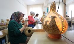 Kapadokya'nın simgeleri su kabağında hayat buluyor