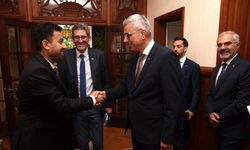 Bakan Memişoğlu ve  Nizal el-Ali görüştü