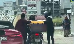 D-100'de Trafik İçinde Tartıştığı Motokuryeye Silah Çekti