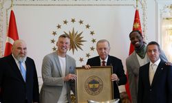 Fenerbahçe Beko'yuVahdettin Köşkü'nde kabul etti
