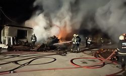 Gebze’de Palet Deposunda Yangın Paniği