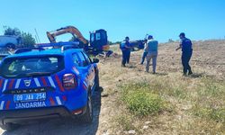 Hazine arazisinde kaçak kazıya operasyon