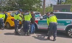 Kaçak göçmenler takside yakalandı