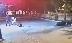 Motosiklet refüje çarptı