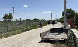 Tren traktöre çarptı