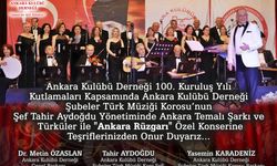 Ankara Kulübü Derneği'nden 'Ankara Rüzgarı' Konseri