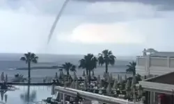 Denizde hortum oluştu