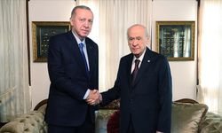 Cumhurbaşkanı Erdoğan, Bahçeli'yi ziyaret etti.
