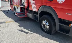 Gebze'de bitkisel yağ yüklü minibüste yangın