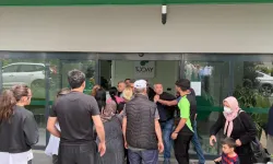 Başkent'te inşaat firması önünde eylem