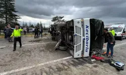 Isparta'da feci kaza: 16 yaralı