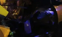 Mersin'de taksi kazası
