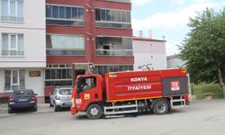 Beyşehir'de Ev Yandı