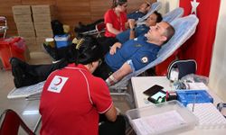Nevşehir'de Polis Kan Bağışladı