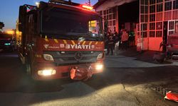 Sanayi sitesinde yangın