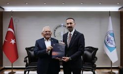 Selim Terzi, Memduh Büyükkılıç'ı ziyaret etti
