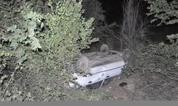 Yozgat'ta Otomobil Şarampole Yuvarlandı