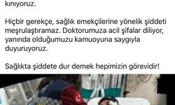 Acil serviste doktora şiddet