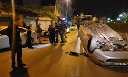Alkollü Sürücü Arabaya Takla Attırdı